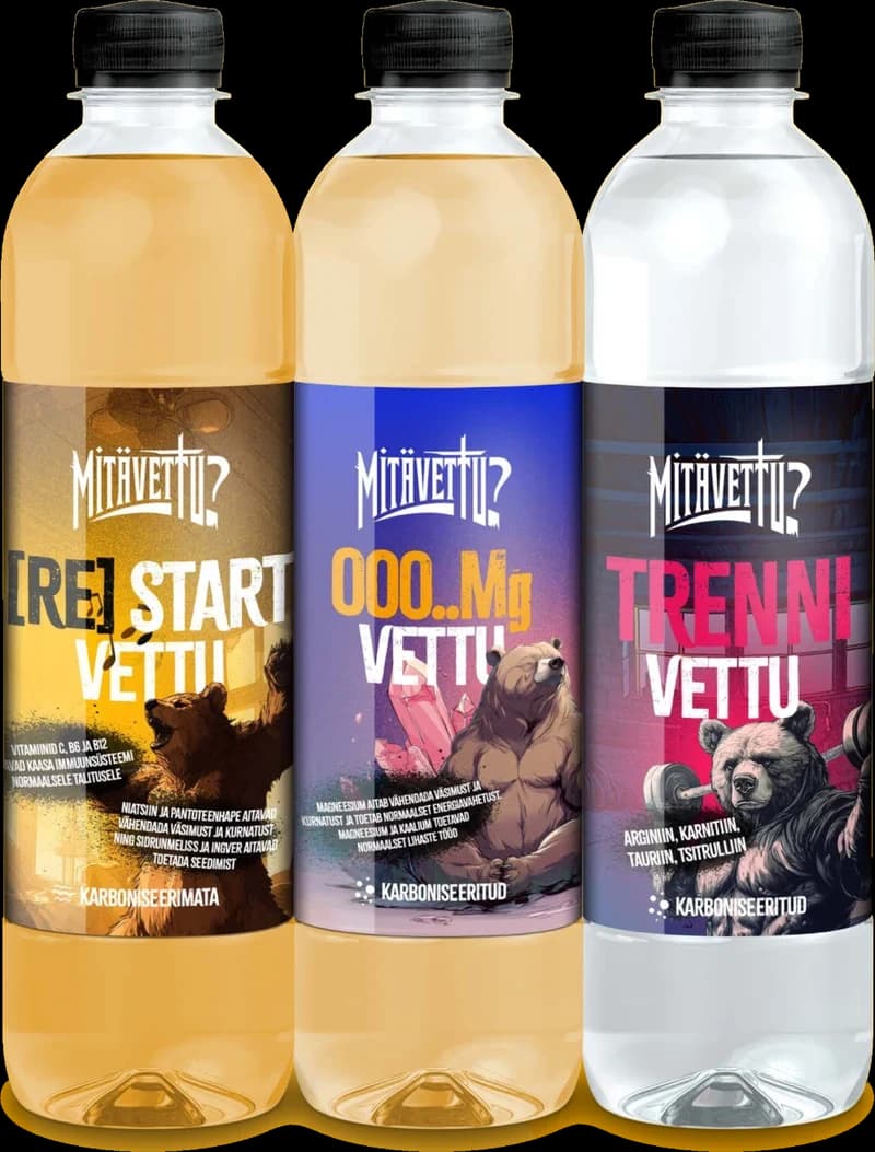 [RE]START, OOO..Mg ja TRENNI VETTU pudelid